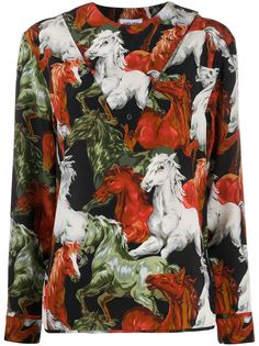 Kenzo блузка с узором