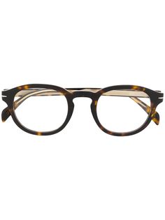 DAVID BECKHAM EYEWEAR очки в круглой оправе