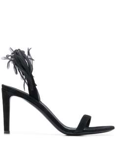 Giuseppe Zanotti босоножки с перьями