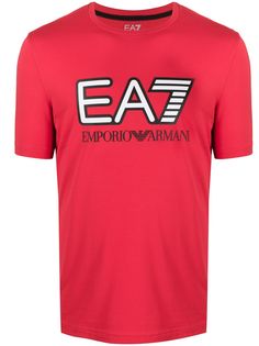 Ea7 Emporio Armani футболка с логотипом