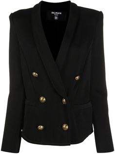 Balmain двубортный блейзер