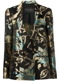 Christian Pellizzari двубортный пиджак с вышивкой