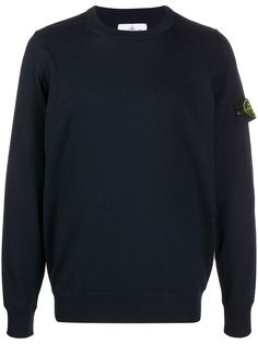Stone Island джемпер с нашивкой-логотипом