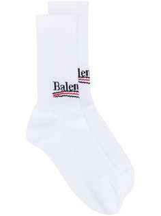 Balenciaga носки Political с логотипом