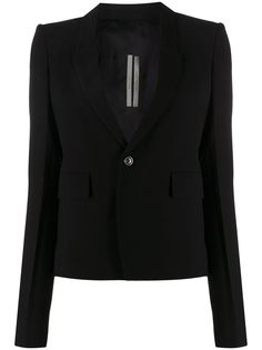 Rick Owens однобортный блейзер