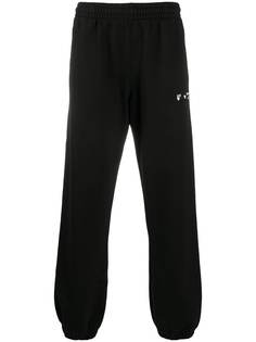 Off-White зауженные спортивные брюки