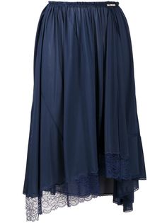 Balenciaga юбка с кружевом