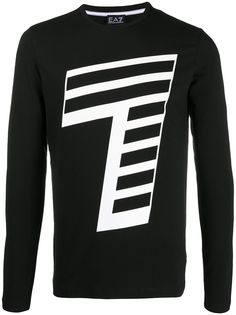 Ea7 Emporio Armani футболка с логотипом