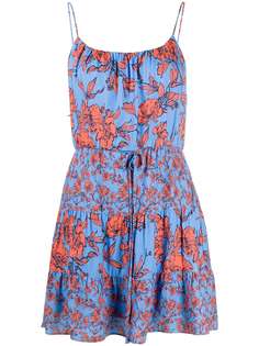 Alice+Olivia платье Cheyla на бретелях с цветочным принтом