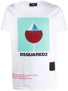 Dsquared2 graphic print cotton t-shirt