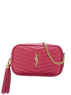 Saint Laurent стеганая сумка на плечо Lou