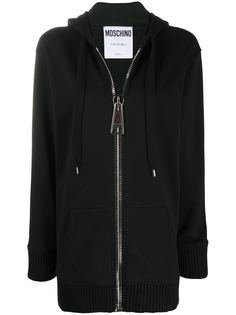 Moschino худи оверсайз Macro Zip