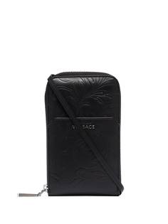 Versace сумка для смартфона с тиснением Barocco