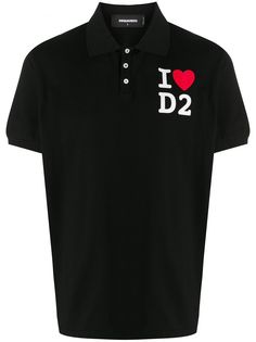 Dsquared2 рубашка поло с принтом