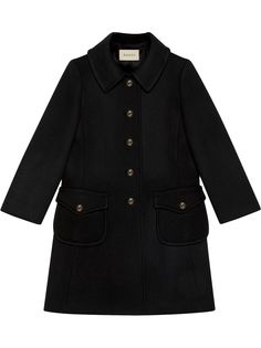 Gucci бушлат с логотипом GG на пуговицах