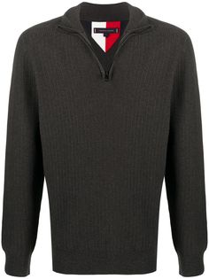 Tommy Hilfiger толстовка с высоким воротником на молнии