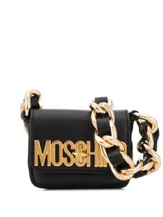 Moschino мини-сумка с логотипом