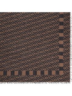 Fendi легкий шарф с узором FF