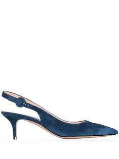 Gianvito Rossi туфли Anna 55 с ремешком на пятке
