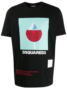 Dsquared2 футболка с графичным принтом