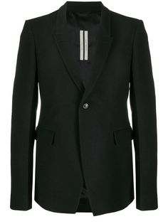 Rick Owens однобортный пиджак Extreme Soft