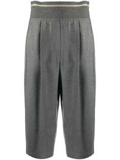 Brunello Cucinelli укороченные брюки с завышенной талией