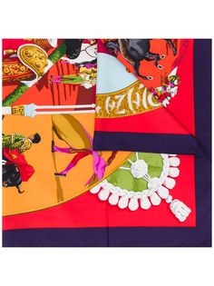 Hermès платок Plaza de Toros 2000-х годов