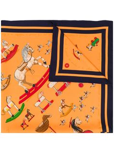 Hermès платок Raconte-Moi Le Cheval 2000-х годов