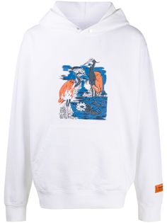 Heron Preston худи Heron с вышивкой