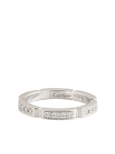Cartier кольцо Maillon Panthère из белого золота с бриллиантами