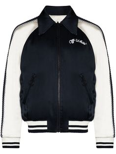 Off-White куртка Souvenir с вышитым логотипом