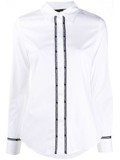Love Moschino рубашка с длинными рукавами и логотипом
