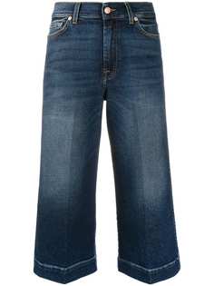 7 For All Mankind укороченные широкие джинсы Luxe Vintage
