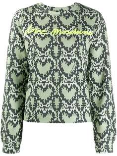 Love Moschino толстовка с узором и логотипом