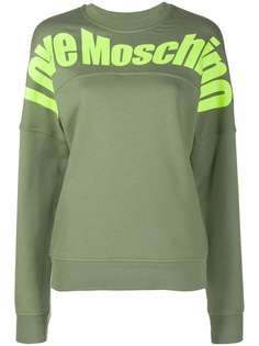 Love Moschino толстовка с логотипом