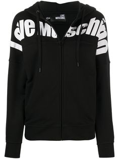 Love Moschino куртка с капюшоном и логотипом