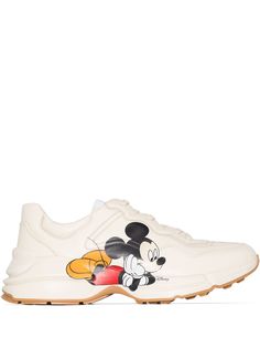 Gucci кроссовки Rhyton с принтом Mickey Mouse