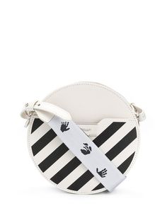 Off-White сумка через плечо с диагональными полосками