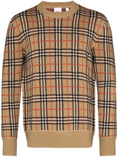 Burberry свитер Fletcher в клетку Vintage Check