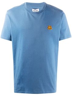 Kenzo футболка с нашивкой-логотипом