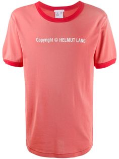 Helmut Lang футболка с логотипом