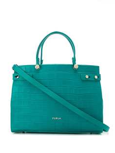 Furla сумка-тоут Lady с тиснением под кожу крокодила