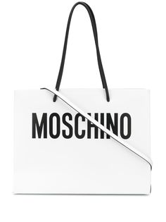 Moschino сумка на плечо с надписью