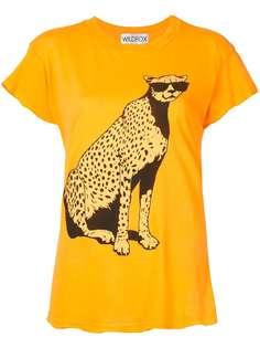 Wildfox футболка с леопардовым принтом
