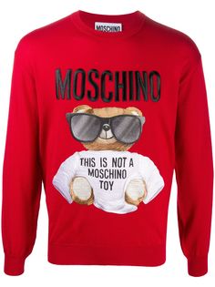 Moschino джемпер с логотипом