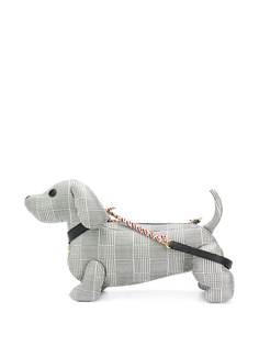 Thom Browne мини-сумка на плечо Hector в клетку