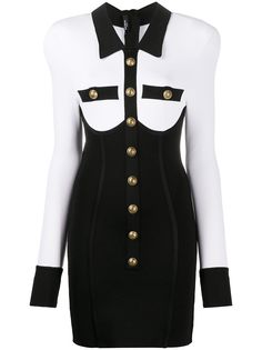 Balmain платье с пуговицами