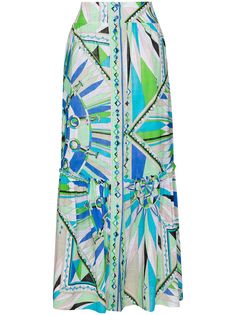 Emilio Pucci юбка макси с принтом