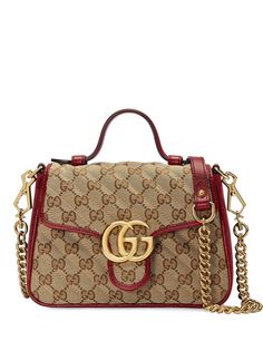Gucci сумка-тоут GG Marmont размера мини