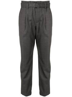 Brunello Cucinelli укороченные брюки с поясом